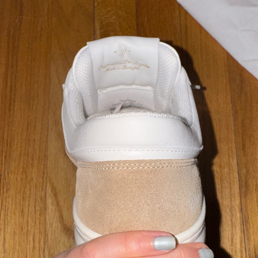 Naked Wolfe White and Tan Sneakers - Picture 10 of 10